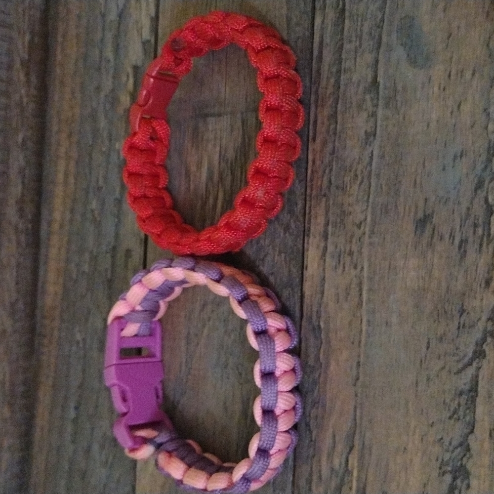 Handmade Paracord Bracelets EUC